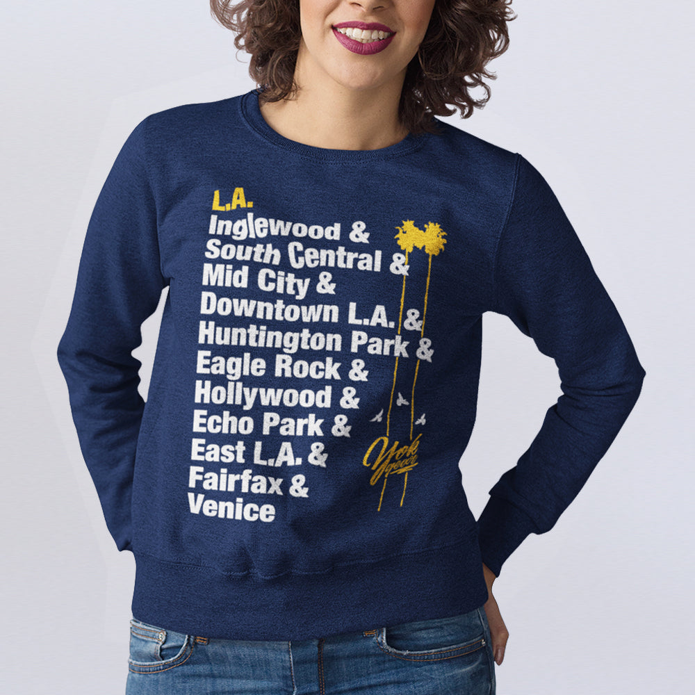 L.A. City Rep Womens California Fleece Raglan Sweatshirt