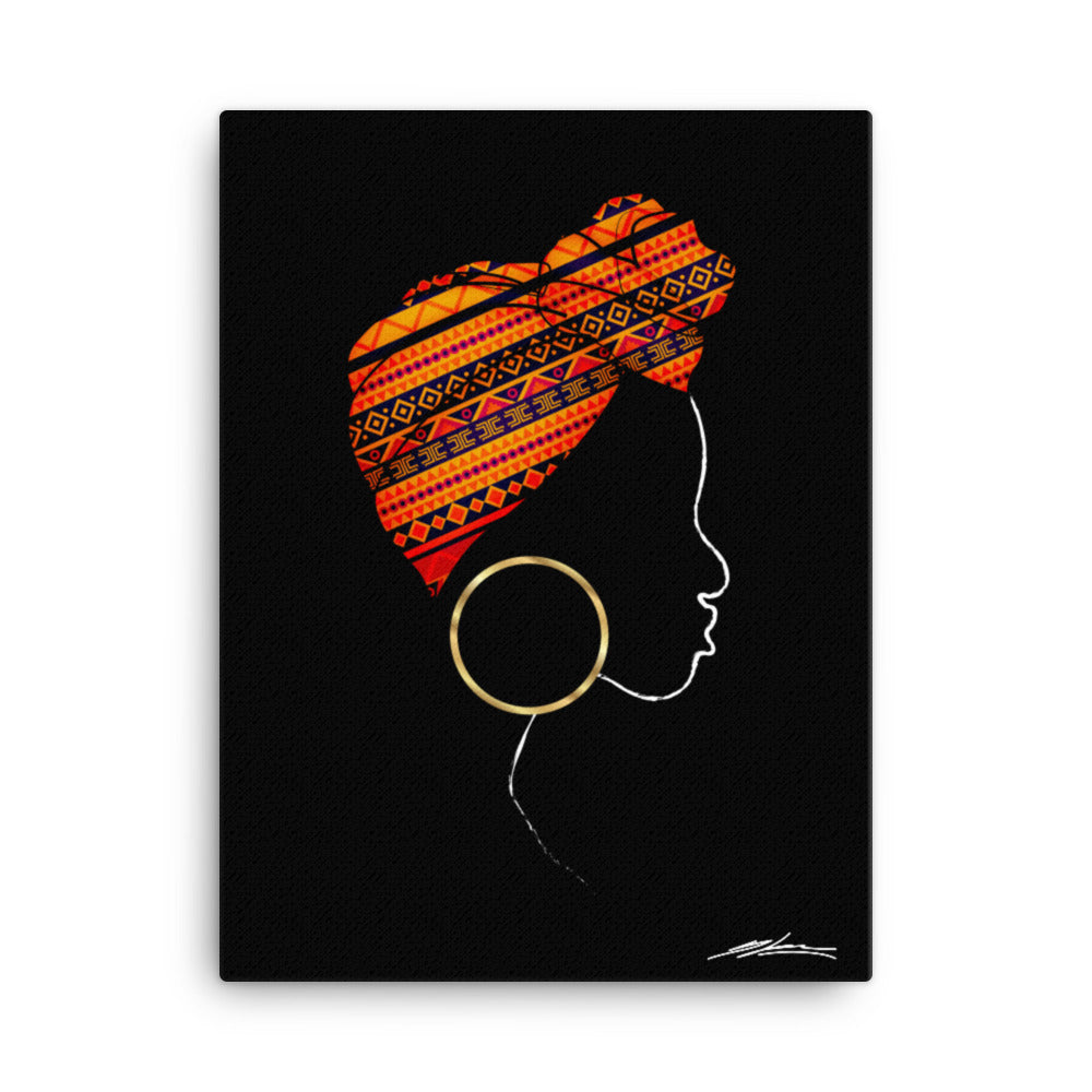 Colorful Africa Canvas