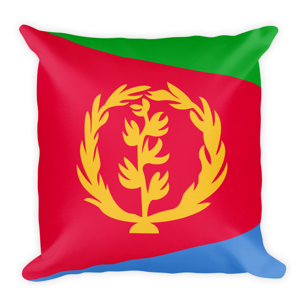 Eritrea Flag Double Sided Premium Pillows 18"X18"