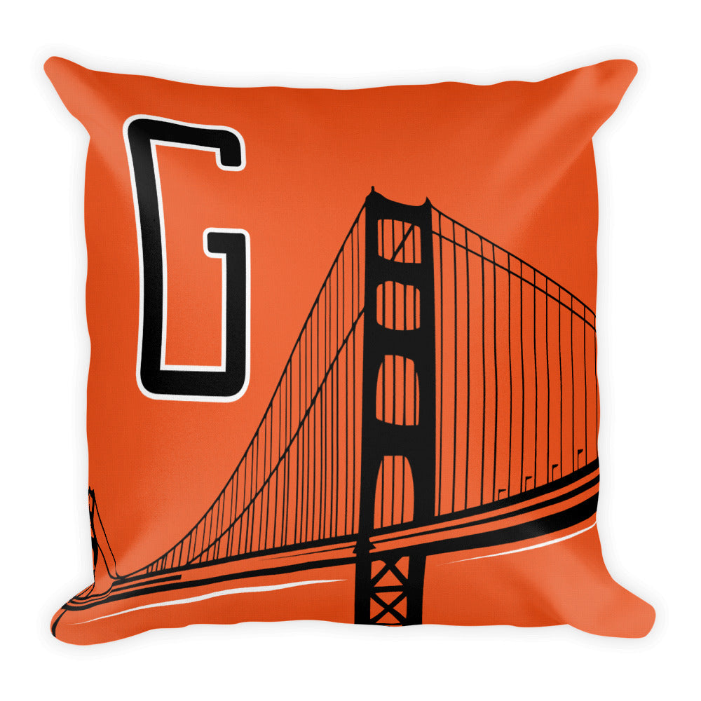 Bay Area Pride Double Sided Premium Sports Pillows 18"X18"