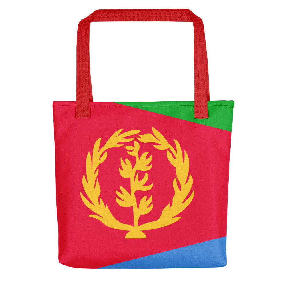 Eritrean Flag Tote Bag 15"x15"