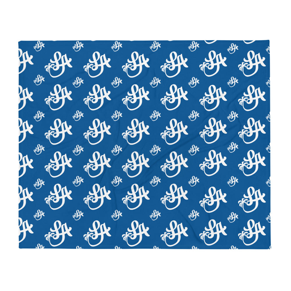 L.A. Living Blue Throw Blanket