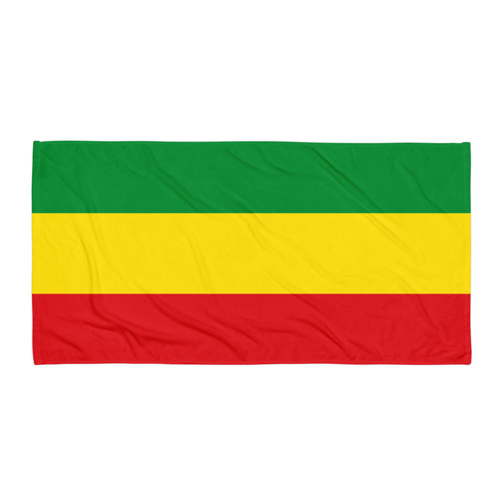 ETHIOPIAN FLAG BEACH TOWELS