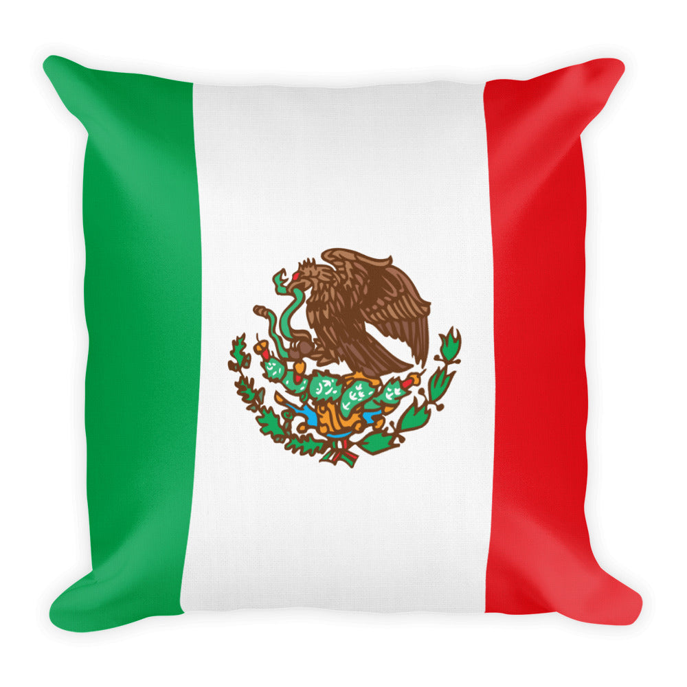 Mexican Flag Double Sided Premium Pillow