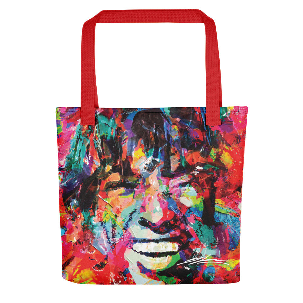 Smiling Back Tote Bag 15"x15"