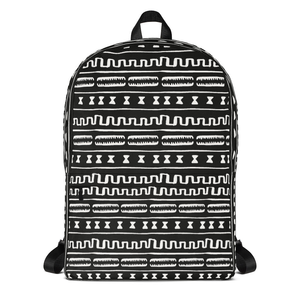 African Print Laptop Backpack